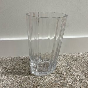 Vera Wang Cut Glass Flower Vase